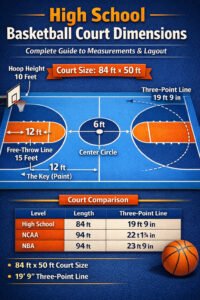 High School Basketball Court Dimensions: Complete Guide (Measurements, Layout & Markings)