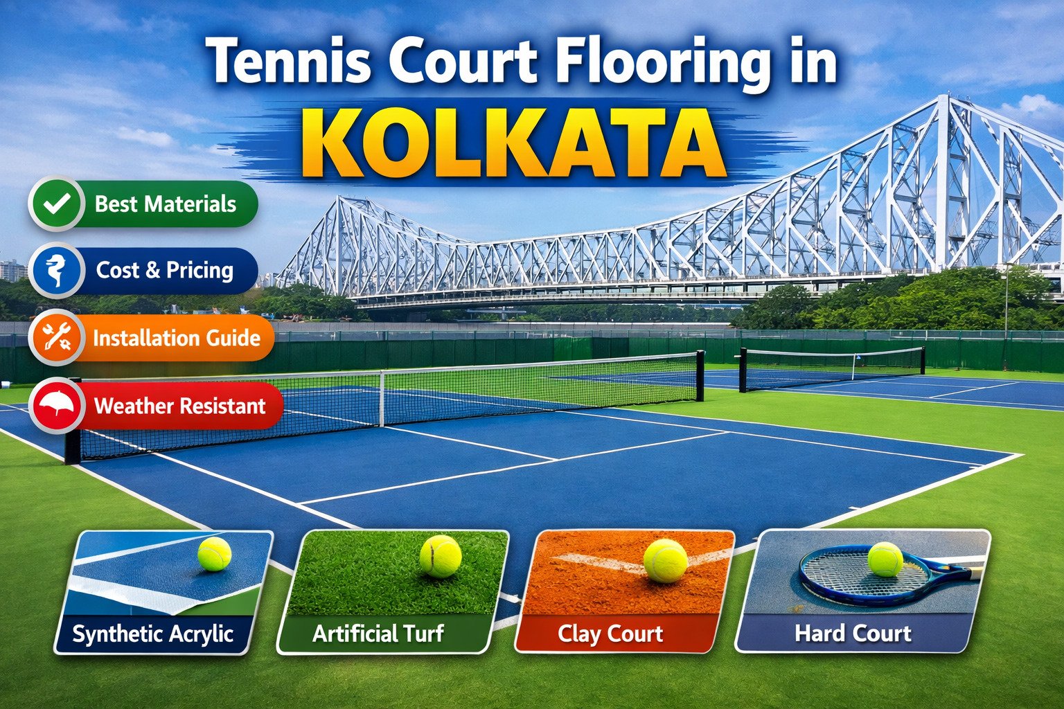 Tennis Court Flooring in Kolkata