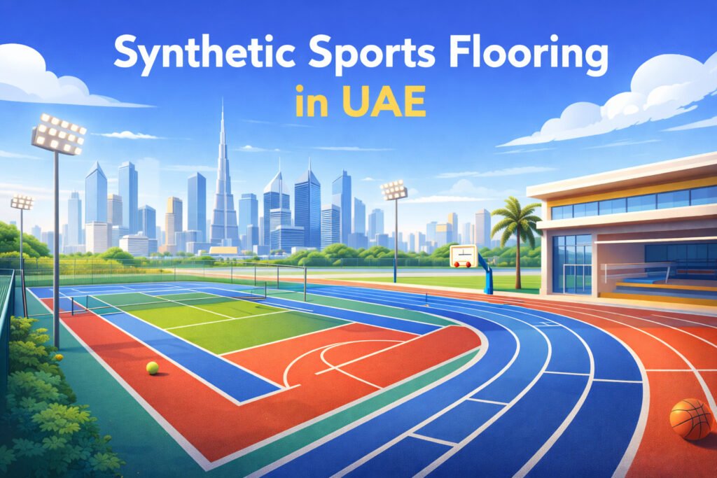 synthetic sports flooring in UAE