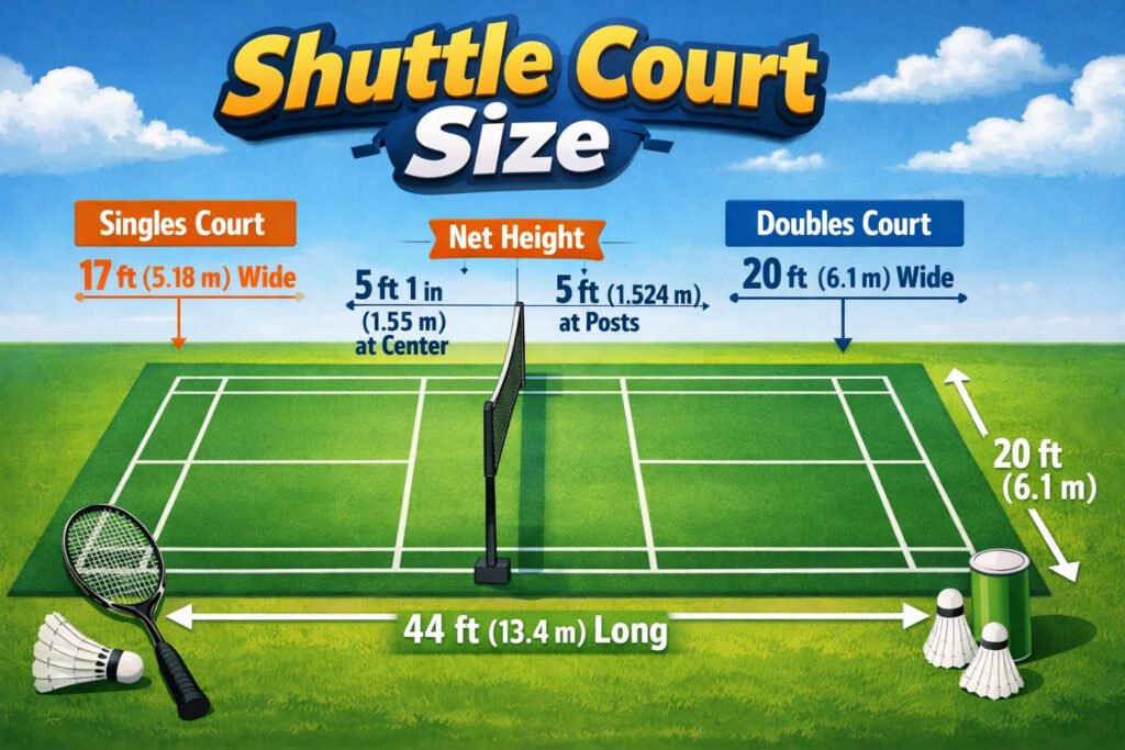 Shuttle Court Size