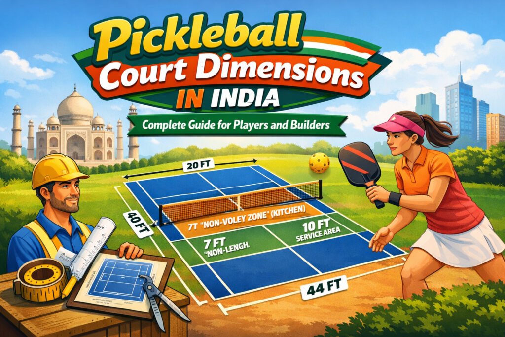 Pickleball Court Dimensions in India