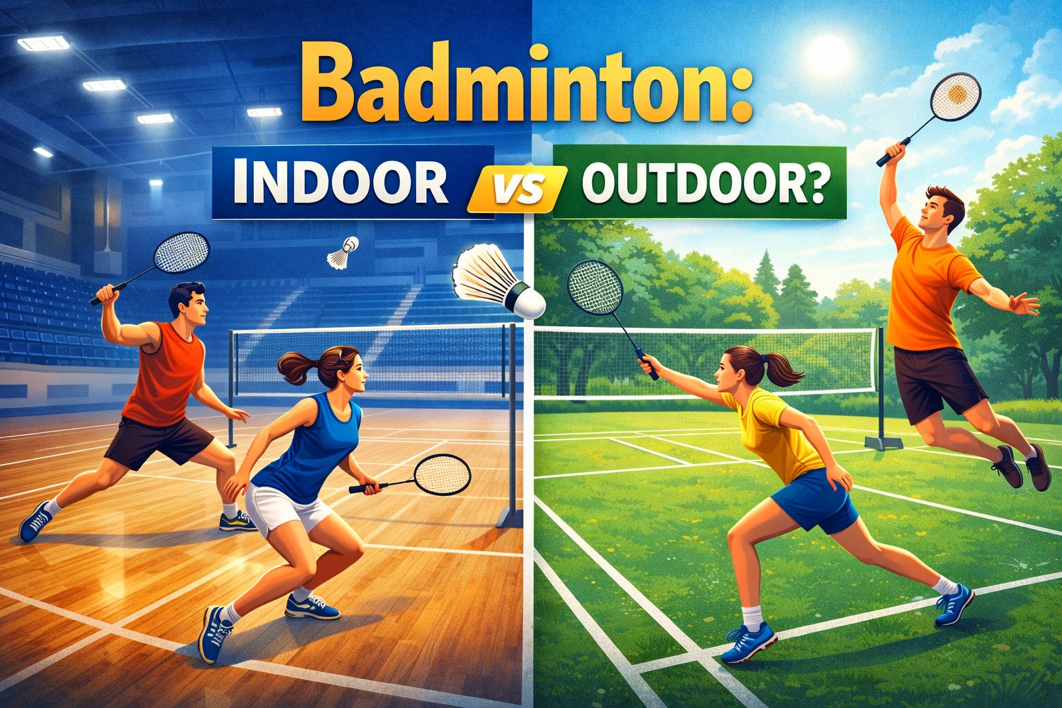 Badminton Indoor or Outdoor