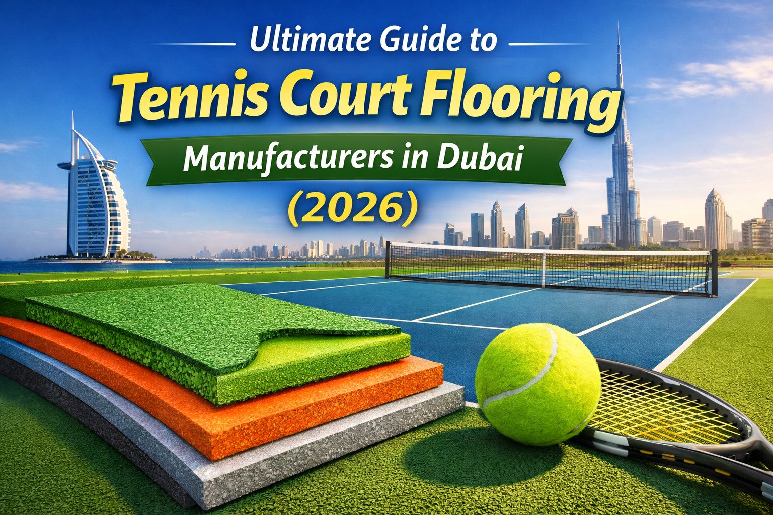 Ultimate Guide to Tennis Court Flooring Manufacturers in Dubai (2026)