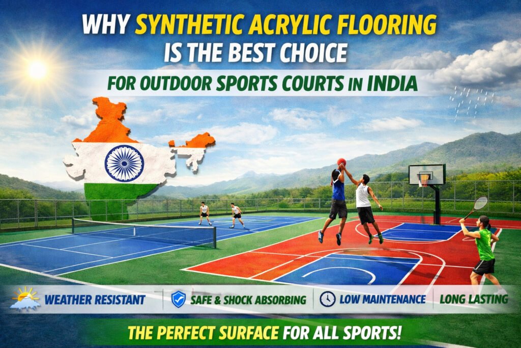 Why Synthetic Acrylic Flooring Is the Best Choice for Outdoor Sports Courts