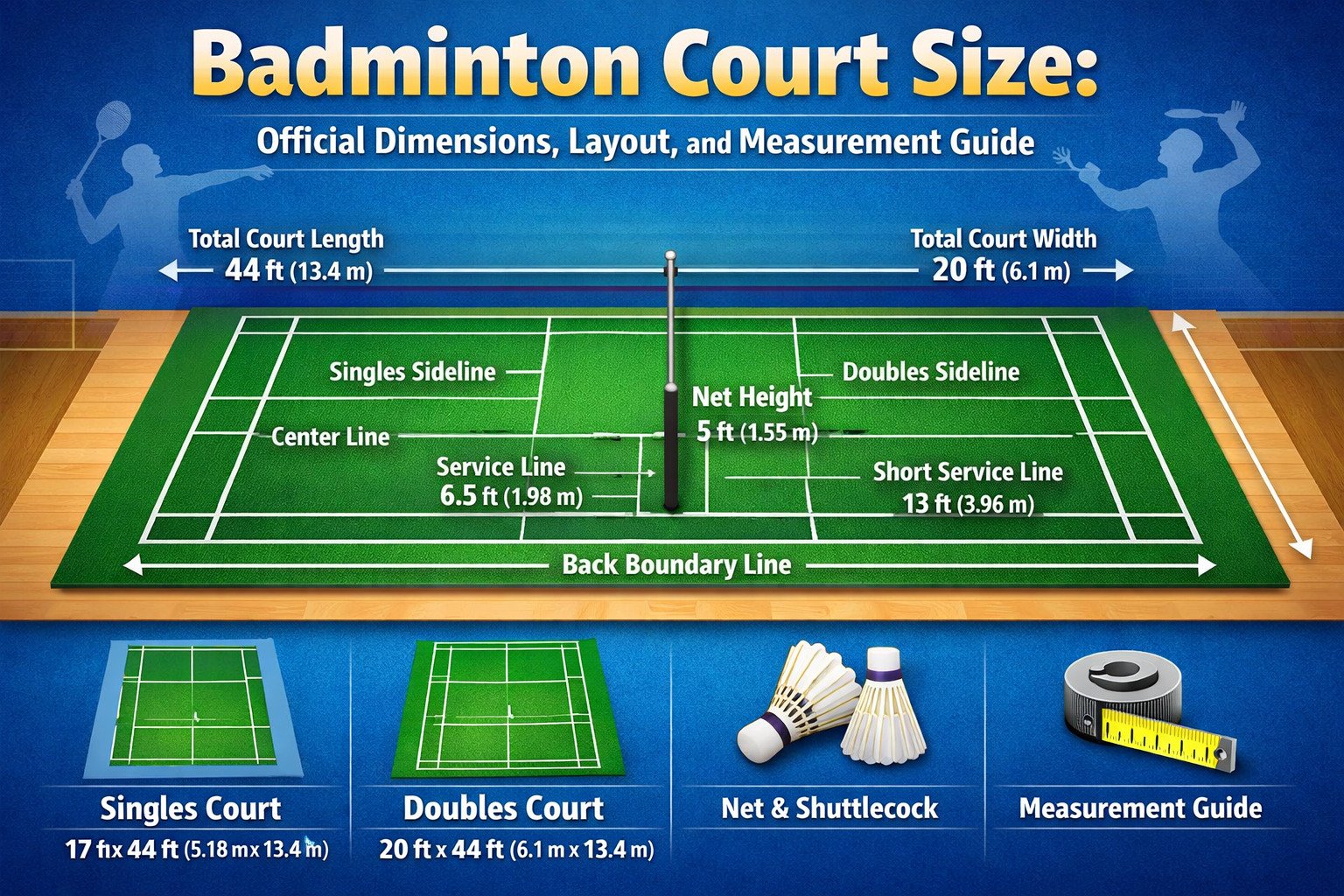 Badminton Court Size