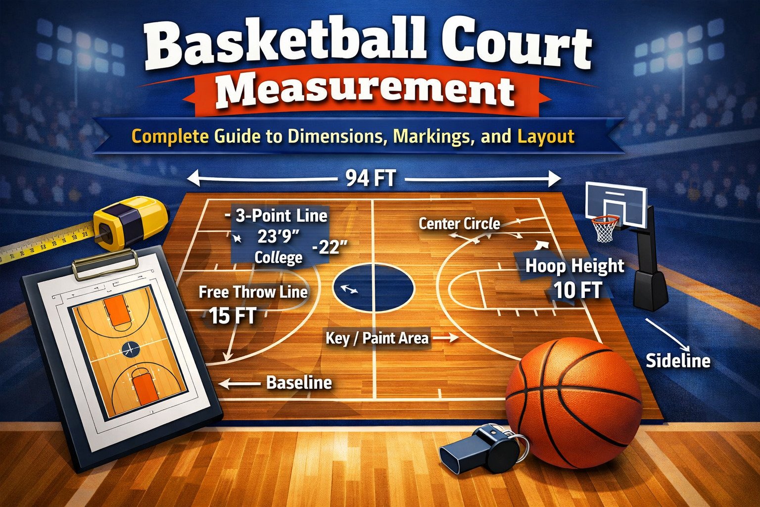Basketball Court Measurement