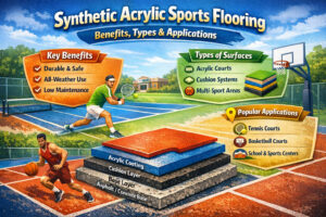 Synthetic Acrylic Sports Flooring: Benefits, Types & Applications