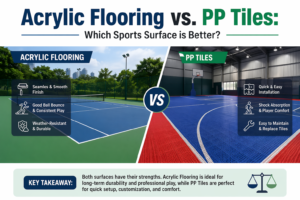 Acrylic Flooring vs PP Tiles: Which Sports Surface is Better?