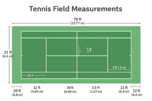 tennis court size