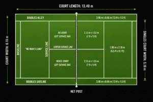 Badminton court dimension