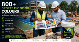 800+ Sports Flooring Colours: Complete Guide to Custom Acrylic Court Colours in India