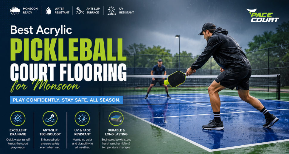 Best Pickleball Court Flooring for Monsoon