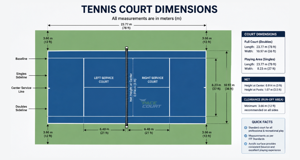 Types of Tennis Courts