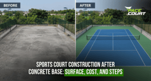 Sports Court Construction After Concrete Base: Surface, Cost, and Steps